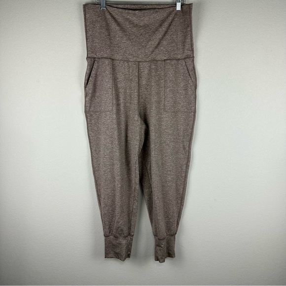 aerie Pants & Jumpsuits Aerie Brown High Waisted Athletic Athleisure Joggers Leggings Size